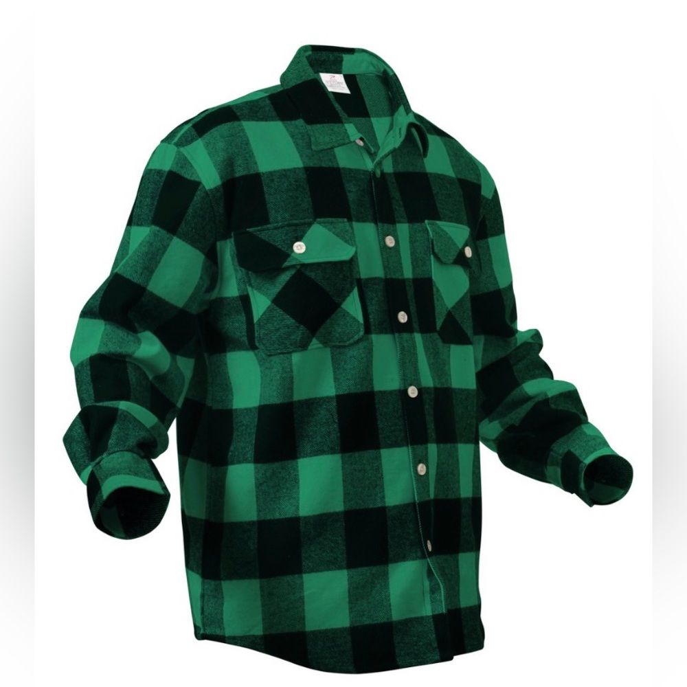 Rothco Heavyweight Buffalo Check Flannel, Medium